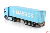 04-2264 Масштабная модель Контейнеровоз VOLVO FH AERO GLOBETROTTER ELECTRIC 4X2 в масштабе 1 50