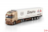 01-5279 Масштабная модель Рефрижераторный прицеп DAF XG+ MY25 4X2  в масштабе 1 50