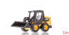 13725 Масштабная модель колесного мини-погрузчика JCB Skid Steer в масштабе 1:50