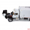 10-4213 Масштабная модель Мусоровоз Белый Mack Granite MP С Задней Загрузкой McNeilus И Мусорными Тележками сувенирная продукция в масштабе 1 34