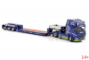 01-4583 Масштабная модель Низкорамный трал SCANIA R HIGHLINE CR20H 6X4 в масштабе 1 50