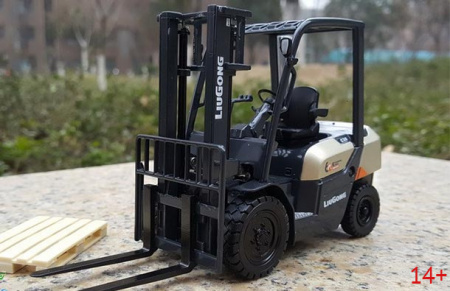 VB3A706 Масштабная модель Вилочный погрузчик Liugong CLG2030H в масштабе 1:25
