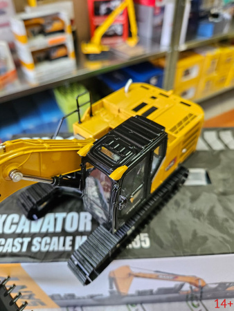 40976 Масштабная модель SANY SY215C-12 гусеничный экскаватор 1:35 | Коллекционная модель с металлической гусеницей | Готовый бизнес сувенир