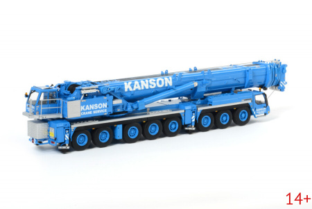 01-1322 Масштабная модель Автокран KANSON; LIEBHERR LTM 1500-1.8  в масштабе 1:50