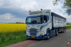 01-5328 Масштабная модель Шторный полуприцеп DAF XF SH WITH SKY LIGHTS 6X2 в масштабе 1 50