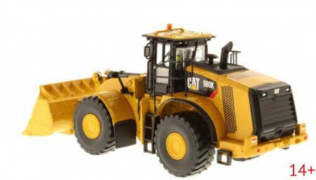 85296c Масштабная модель CAT 980K колесный погрузчик  для горных работ в масштабе 1:50
