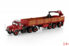 01-4676 Масштабная модель Самосвальный прицеп с краном манипулятором SCANIA L110 DAY CAB TORPEDO 6X2 в масштабе1 50