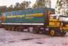 01-4762 Масштабная модель Тентованный прицеп VOLVO F88 4X2 в масштабе 1 50 