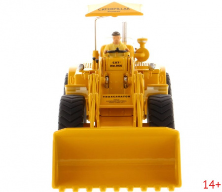 85579 Масштабная модель Колесный погрузчик Cat 966A, масштаб 1:50