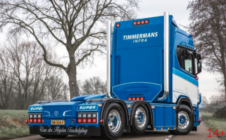 01-5450 Масштабная модель Седельный тягач SCANIA R HIGHLINE CR20H 6X2 в масштабе 1 50