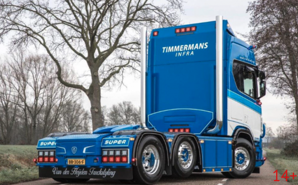 01-5450 Масштабная модель Седельный тягач SCANIA R HIGHLINE CR20H 6X2 в масштабе 1 50
