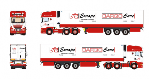 01-5336 Масштабная модель Рефрижераторный прицеп SCANIA R5 TOPLINE 6X2 в масштабе 1 50