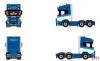 01-5450 Масштабная модель Седельный тягач SCANIA R HIGHLINE CR20H 6X2 в масштабе 1 50