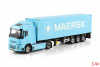 04-2264 Масштабная модель Контейнеровоз VOLVO FH AERO GLOBETROTTER ELECTRIC 4X2 в масштабе 1 50