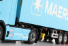 04-2264 Масштабная модель Контейнеровоз VOLVO FH AERO GLOBETROTTER ELECTRIC 4X2 в масштабе 1 50