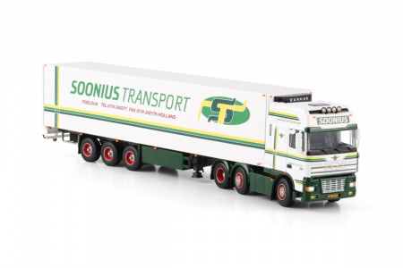 01-5201 Масштабная модель Рефрижераторный прицеп DAF 95XF SUPER SPACE CAB 6X2 в масштабе 1 50