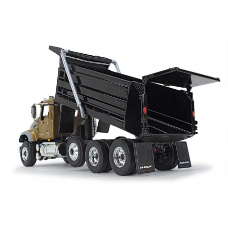 10-4244 Масштабная модель Золотой/Черный Mack Granite MP Самосвал сувенирная продукция в масштабе 1 34