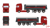 01-5553 Масштабная модель Самосвальный прицеп SCANIA S HIGHLINE CS20H 4X2 в масштабе 1 50