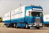 01-5223 Масштабная модель Рефрижераторный прицеп SCANIA R4 TOPLINE RIGED REEFER TRUCK 6X2 в масштабе 1 50 