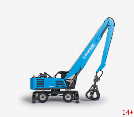 2969-0 Масштабная модель Погрузчик с грейферами FUCHS-TEREX MHL 350 в масштабе 1 50