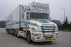 01-5349 Масштабная модель Рефрижераторный прицеп SCANIA 4 SERIES TORPEDO TOPLINE 6X2 в масштабе 1 50 