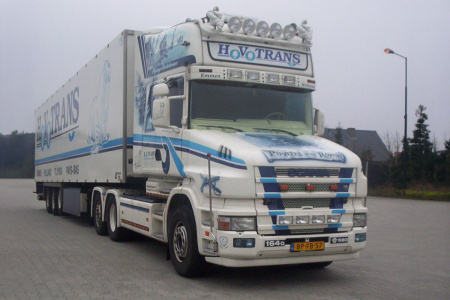 01-5349 Масштабная модель Рефрижераторный прицеп SCANIA 4 SERIES TORPEDO TOPLINE 6X2 в масштабе 1 50 
