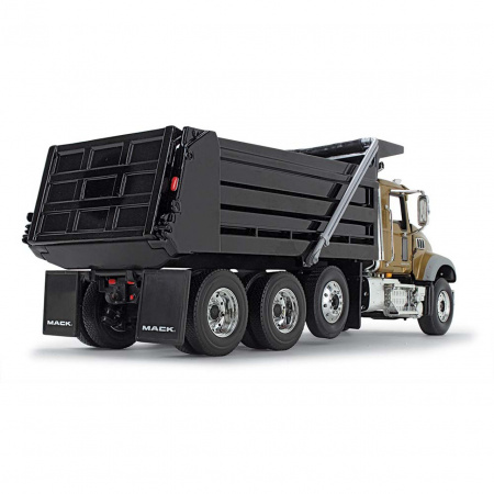 10-4244 Масштабная модель Золотой/Черный Mack Granite MP Самосвал сувенирная продукция в масштабе 1 34