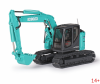 2220-02 Масштабная модель Гусеничный экскаватор Kobelco SK135SRLC-7 в масштабе 1 50