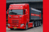 01-5553 Масштабная модель Самосвальный прицеп SCANIA S HIGHLINE CS20H 4X2 в масштабе 1 50