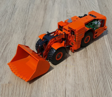75407 Масштабная модель Komatsu WX220H Komatsu горнодобывающий колесный погрузчик в масштабе 1:50