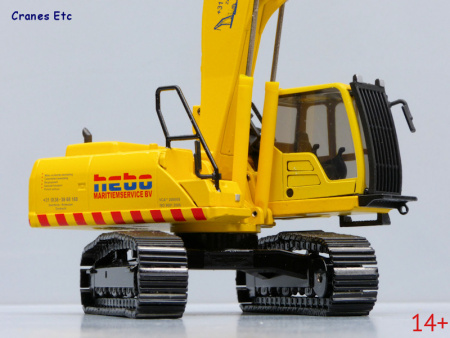 2200-01 Масштабная модель CASE CX240B MH гидравлический экскаватор с металлическими гусеницами с захватом для металлолома, HEBO в масштабе 1:50
