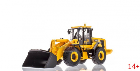 13367 Масштабная модель колёсного погрузчика JCB 456 ZX с доп. оборудованием в масштабе 1:50