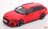 KLW000102 Масштабная модель KENG FAI 2021 Audi RS6 Avant Red в масштабе 1:18