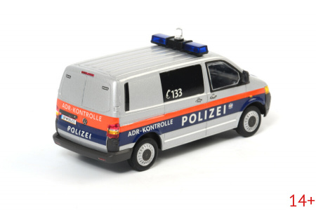 02-1493 Масштабная модель полиция Австрии VW TRANSPORTER ADR-KONTROLLE 1:50