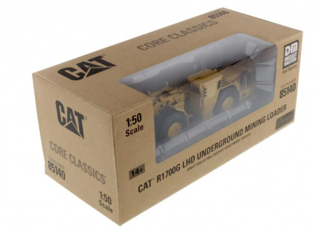 85140C Масштабная модель подземный погрузчик Cat R1700 LHD в масштабе 1:50