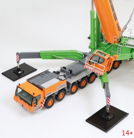 732/34 Масштабная модель Автокран Liebherr LTM11200-9.1 "МПМ" в масштабе 1:50