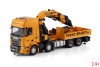 01-4672 Масштабная модель Кран-манипулятор SCANIA R HIGHLINE CR20H 8X4 WITH PALFINGER PK 165.002 TEC 7 + JIB в масштабе 1:50