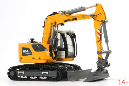 04-1125 Масштабная модель Liebherr R 914 компактный гусеничный экскаватор желтый в масштабе 1:50