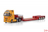 01-4529 Масштабная модель Низкорамный трал VOLVO FH5 GLOBETROTTER XL 6X2 3-осный в масштабе 1 50