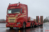 01-5303 Масштабная модель Низкорамный трал SCANIA S HIGHLINE CS20H 6X4 в масштабе 1 50