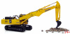 8004 Масштабная модель экскаватор с удлиненной стрелой Komatsu PC450LC  в масштабе 1:50