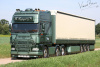 01-5075 Масштабная модель Тентованный прицеп DAF XF95 SUPER SPACE CAB 6X2 в масштабе 1 50