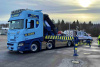 01-5400  Масштабная модель Манипулятор SCANIA R HIGHLINE CR20H RIGED FLATBED TRUCK 8X2 в масштабе 1 50