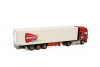 01-3575 Масштабная модель  Полуприцеп-рефрижератор Lesscher Transporte DAF XF Super Space Cab  трехосный в масштабе 1:50