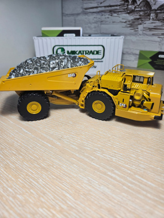 85717 Масштабная модель подземный карьерный самосвал Cat AD45  в масштабе 1:50