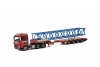 02-2058 Масштабная модель Низкорамный трал MAN TGX XLX EURO 6 - 4- осный в масштабе 1:50