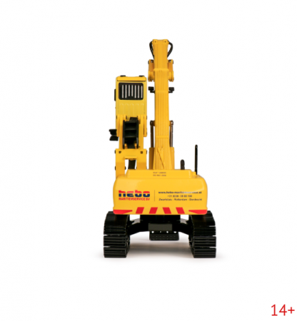 2200-01 Масштабная модель CASE CX240B MH гидравлический экскаватор с металлическими гусеницами с захватом для металлолома, HEBO в масштабе 1:50
