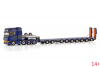 01-4145 Масштабная модель Низкорамный трал SCANIA S HIGHLINE CS20H ​​8X4 NOOTEBOOM MANOOVR С 2-ОСНОЙ ТЕЛЕЖКОЙ - 7-ОСНОЙ С ПАНДУСАМИ в масштабе 1:50