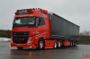 01-5432 Масштабная модель Тентованный прицеп VOLVO FH AERO GLOBETROTTER XXL 6X2 в масштабе 1 50
