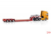 01-4529 Масштабная модель Низкорамный трал VOLVO FH5 GLOBETROTTER XL 6X2 3-осный в масштабе 1 50